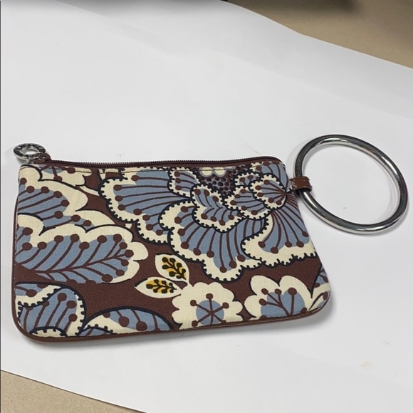 Vera Bradley SLATE BLOOMS Bangle Wristlet Handbag - Picture 2 of 5